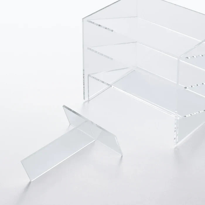 Acrylic 3 Tier Rack Wide