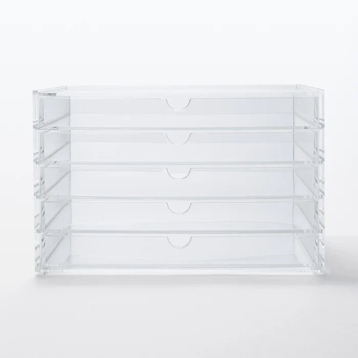 Acrylic Case 5 Rows Large