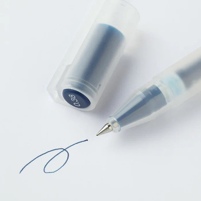 Gel Ink Ballpoint Pen Cap Type Set of 10