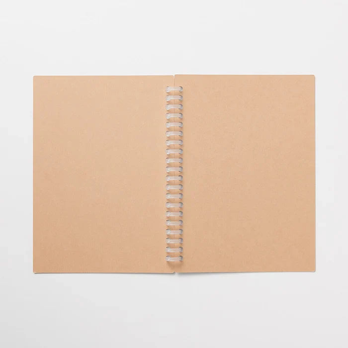 Kraft Cover for Loose Leaf Paper A5 20 Holes