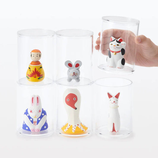 Acrylic Cylindrical Case with Lid