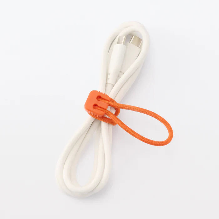 Rubber Tie-Down Strap 3 Pack - Orange, Light Grey, Dark Grey